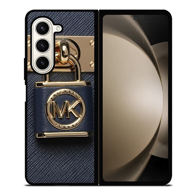 MICHAEL KORS LOGO MK PADLOCK Samsung Galaxy Z Fold 5 Case Cover
