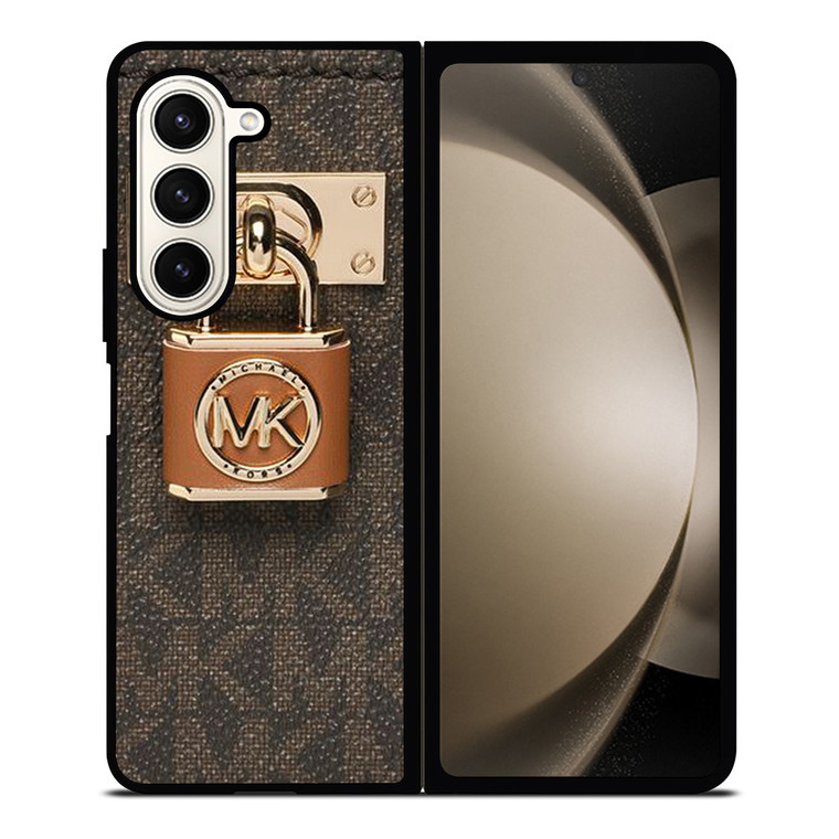 MICHAEL KORS MK LOGO PADLOCK Samsung Galaxy Z Fold 5 Case Cover