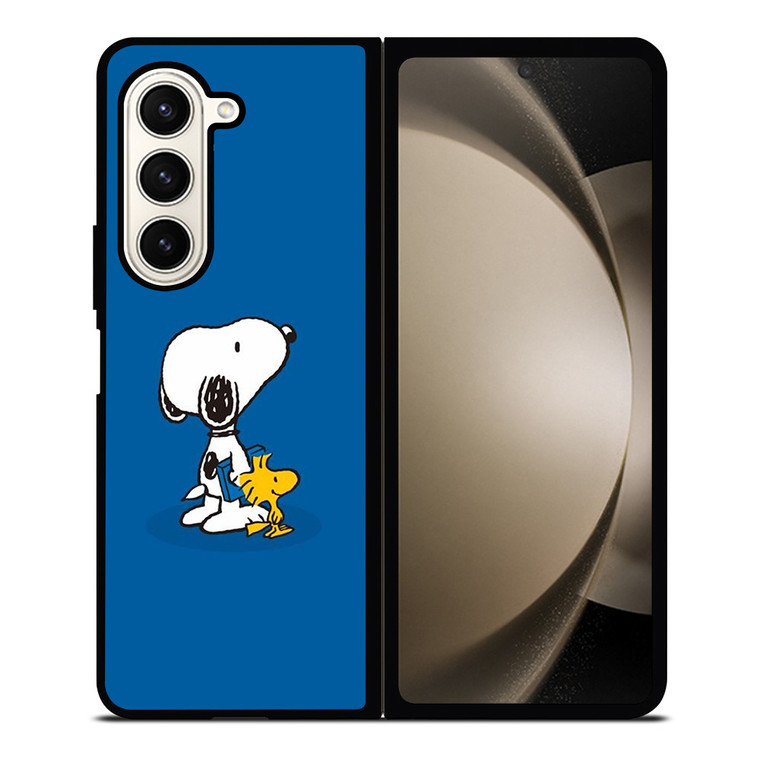 SNOOPY AND WOODSTOCK THE PEANUTS Samsung Galaxy Z Fold 5 Case Cover