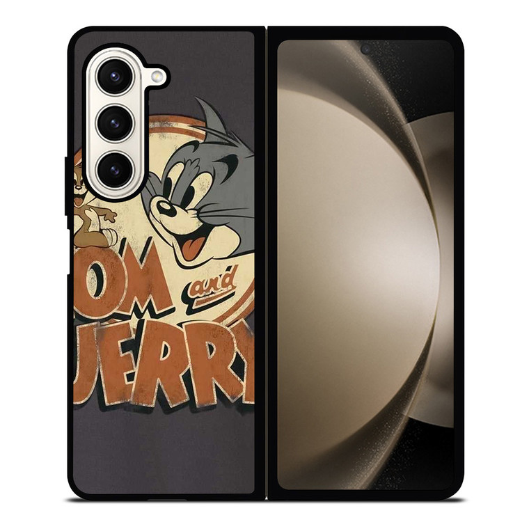 TOM AND JERRY CLASSIC CARTOON Samsung Galaxy Z Fold 5 Case Cover