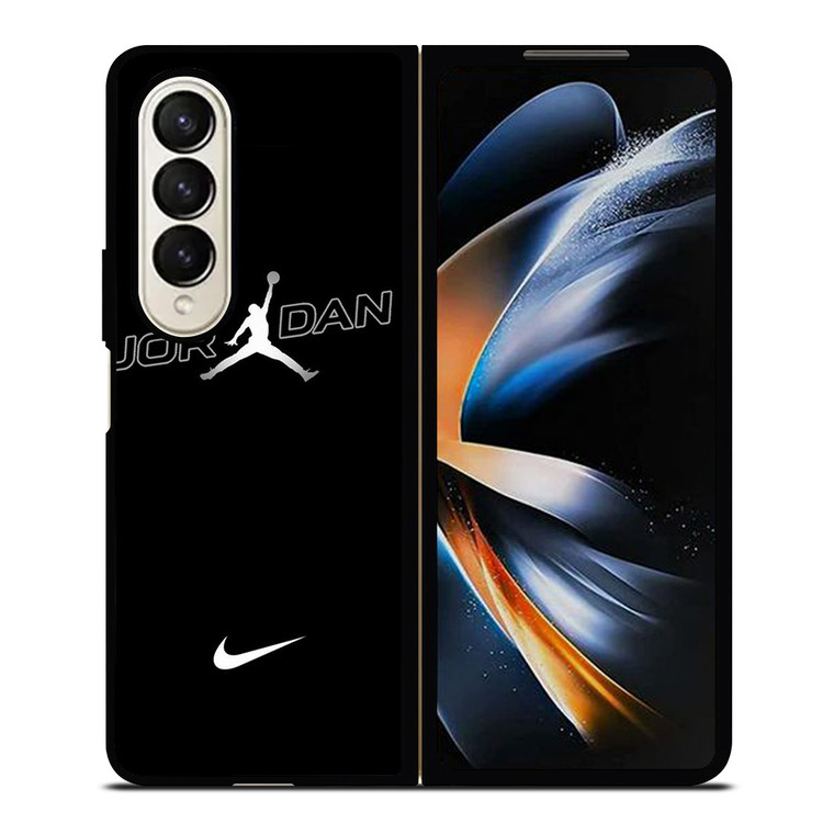 AIR JORDAN NIKE BLACK WHITE Samsung Galaxy Z Fold 4 Case Cover