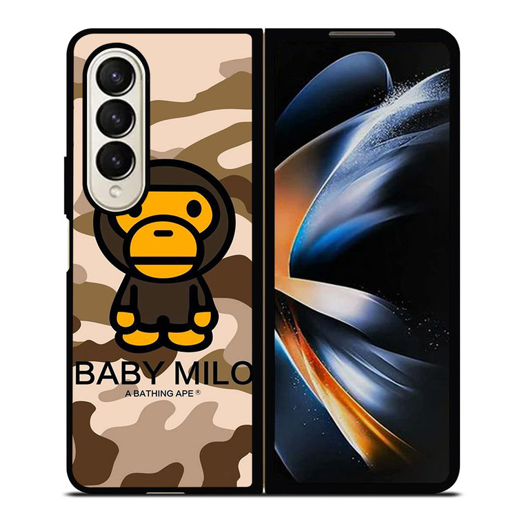 BABY MILO CAMO BAPE BATHING APE Samsung Galaxy Z Fold 4 Case Cover