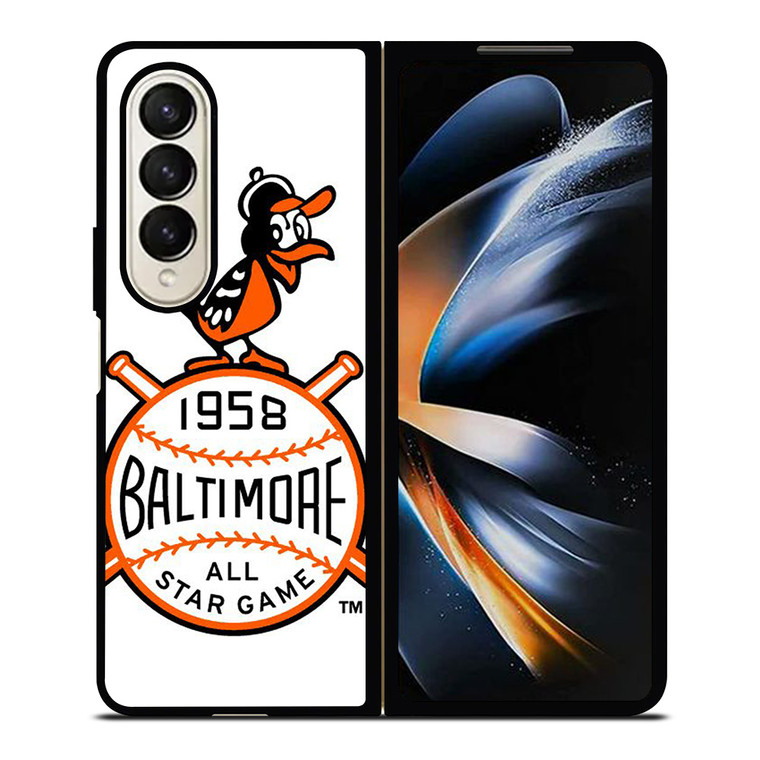 BALTIMORE ORIOLES LOGO BASEBALL TEAM 1958 Samsung Galaxy Z Fold 4 Case Cover