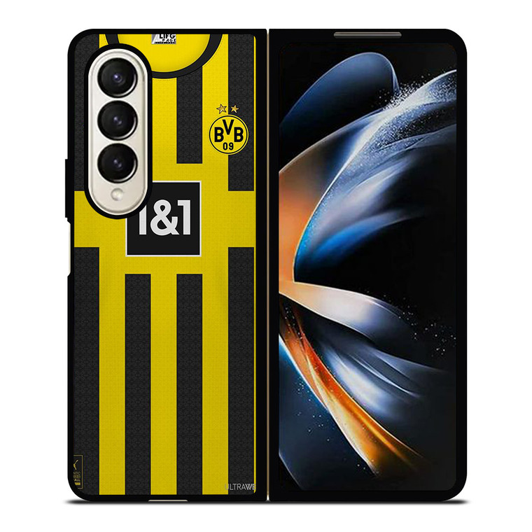 BORUSSIA DORTMUND BVB FOOTLBALL JERSEY Samsung Galaxy Z Fold 4 Case Cover
