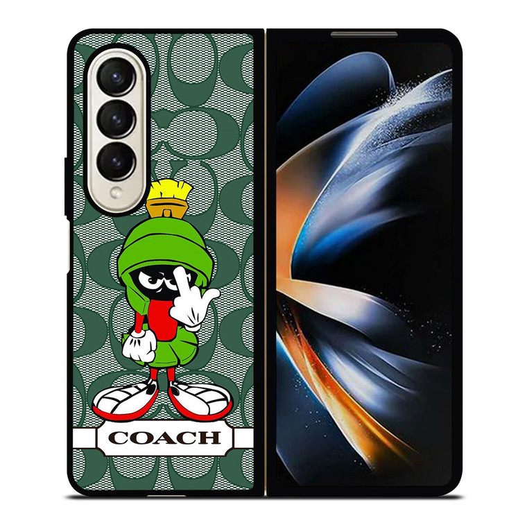 COACH NEW YORK LOGO MARVIN THE MARTIAN Samsung Galaxy Z Fold 4 Case Cover