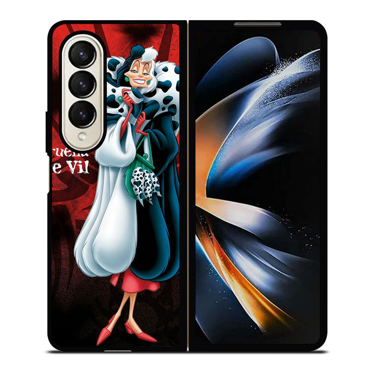 CRUELLA DE VIL DISNEY VILLAIN Samsung Galaxy Z Fold 4 Case Cover