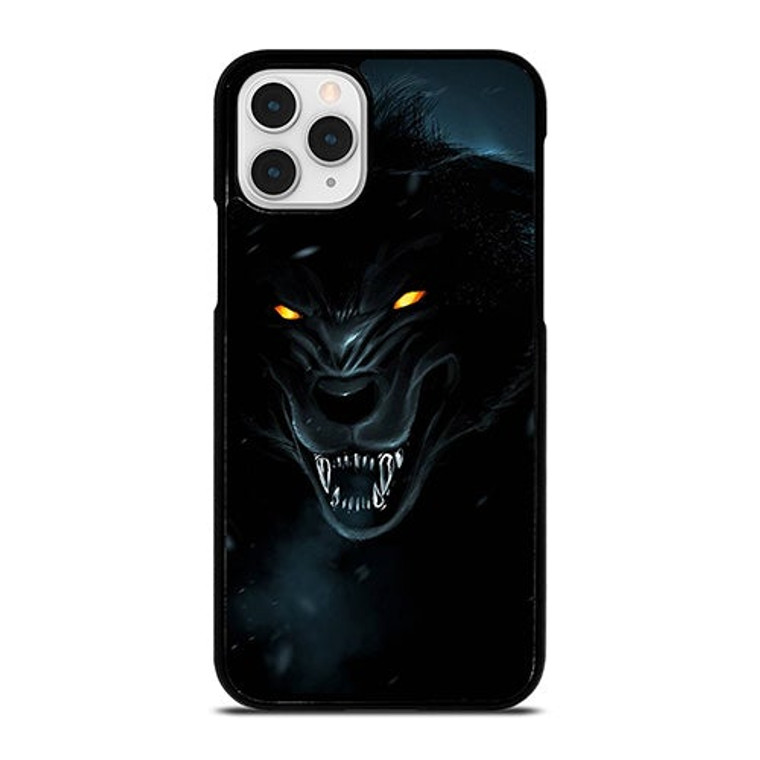 BLACK WILD WOLF iPhone 11 Pro Case Cover