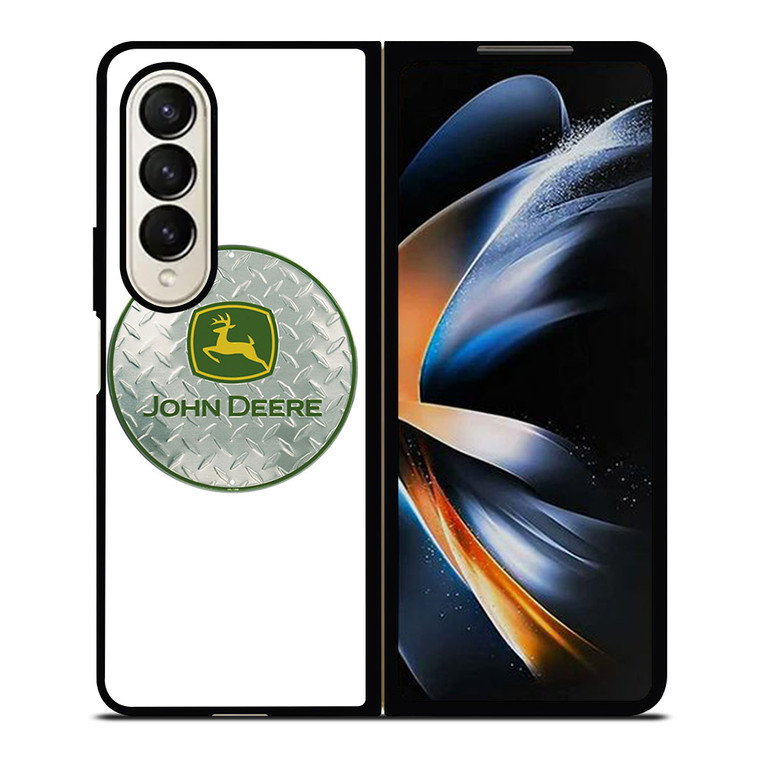 JOHN DEERE TRACTOR METAL LOGO Samsung Galaxy Z Fold 4 Case Cover