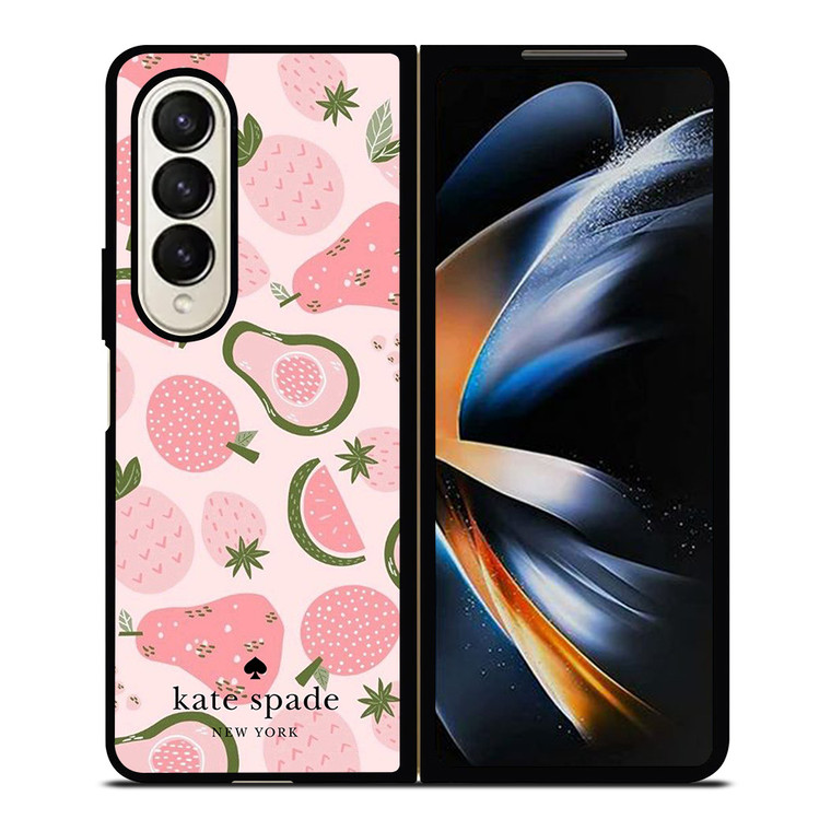 KATE SPADE NEW YORK LOGO FRUITS Samsung Galaxy Z Fold 4 Case Cover
