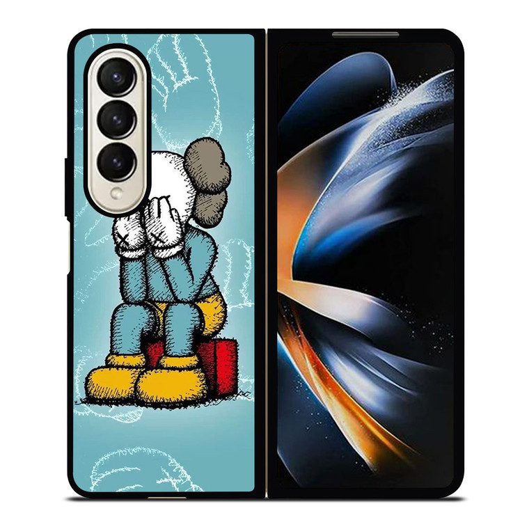 KAWS MASCOT ICON Samsung Galaxy Z Fold 4 Case Cover