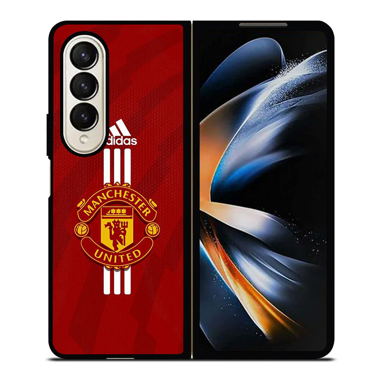 MANCHESTER UNITED FC FOOTBALL LOGO ADIDAS Samsung Galaxy Z Fold 4 Case Cover