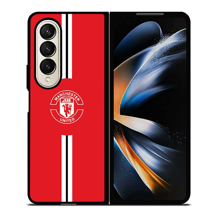 MANCHESTER UNITED FC LOGO FOOTBALL CLUB RED DEVILS ICON Samsung Galaxy Z Fold 4 Case Cover