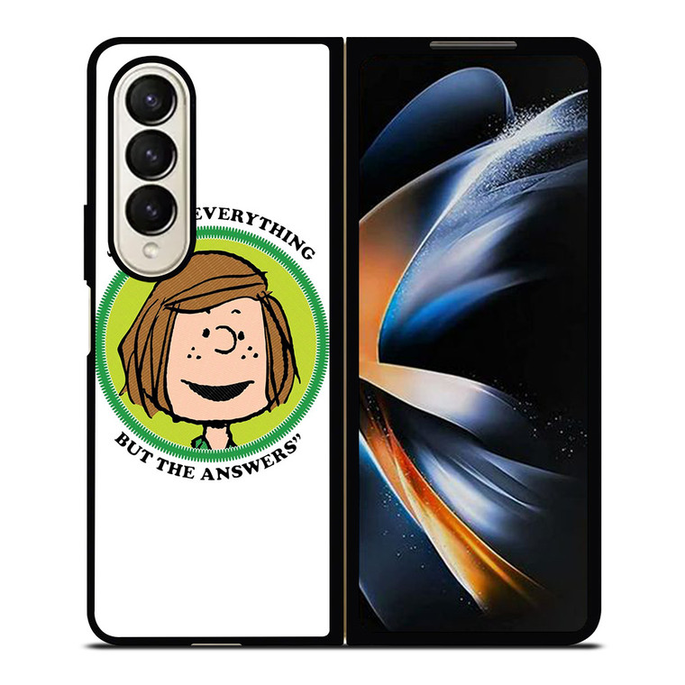 PEPPERMINT PATTY THE PEANUTS Samsung Galaxy Z Fold 4 Case Cover