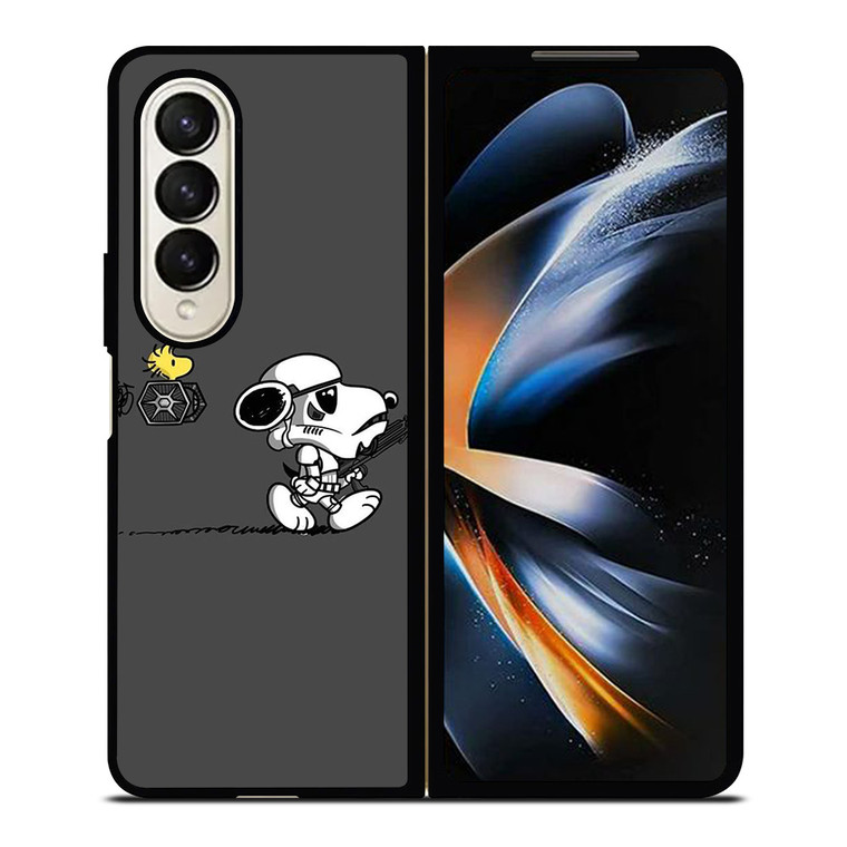 SNOOPY AND WOODSTOCK THE PEANUTS STAR WARS Samsung Galaxy Z Fold 4 Case Cover
