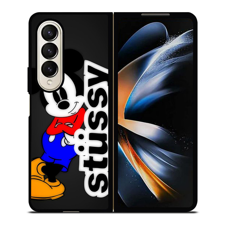 STUSSY MICKEY MOUSE Samsung Galaxy Z Fold 4 Case Cover