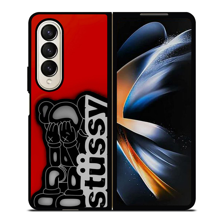 STUSSY X KAWS Samsung Galaxy Z Fold 4 Case Cover