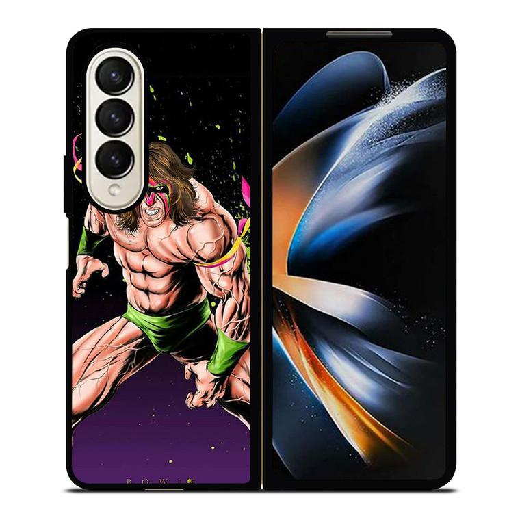 ULTIMATE WARRIOR CARTOON WWE Samsung Galaxy Z Fold 4 Case Cover