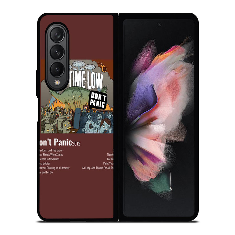 ALL TIME LOW DON'T PANIC 2012 Samsung Galaxy Z Fold 3 Case Cover