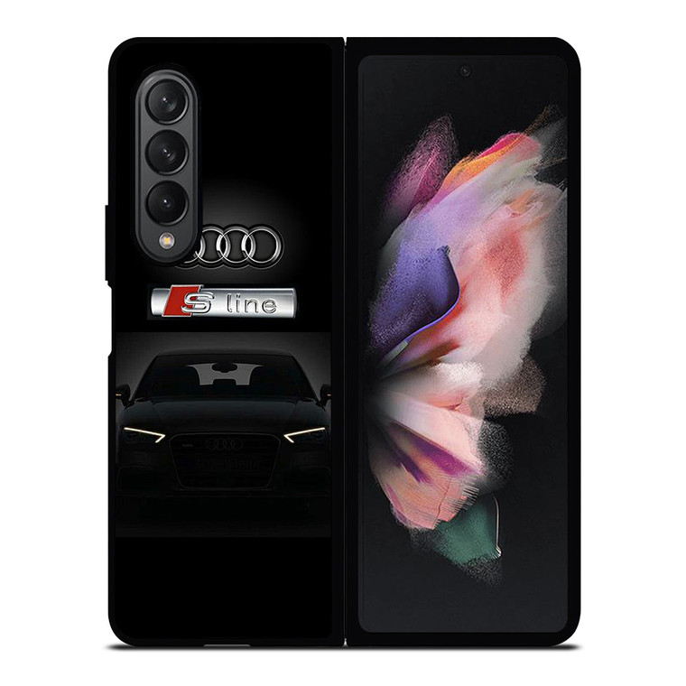 AUDI S LINE CAR LOGO Samsung Galaxy Z Fold 3 Case Cover