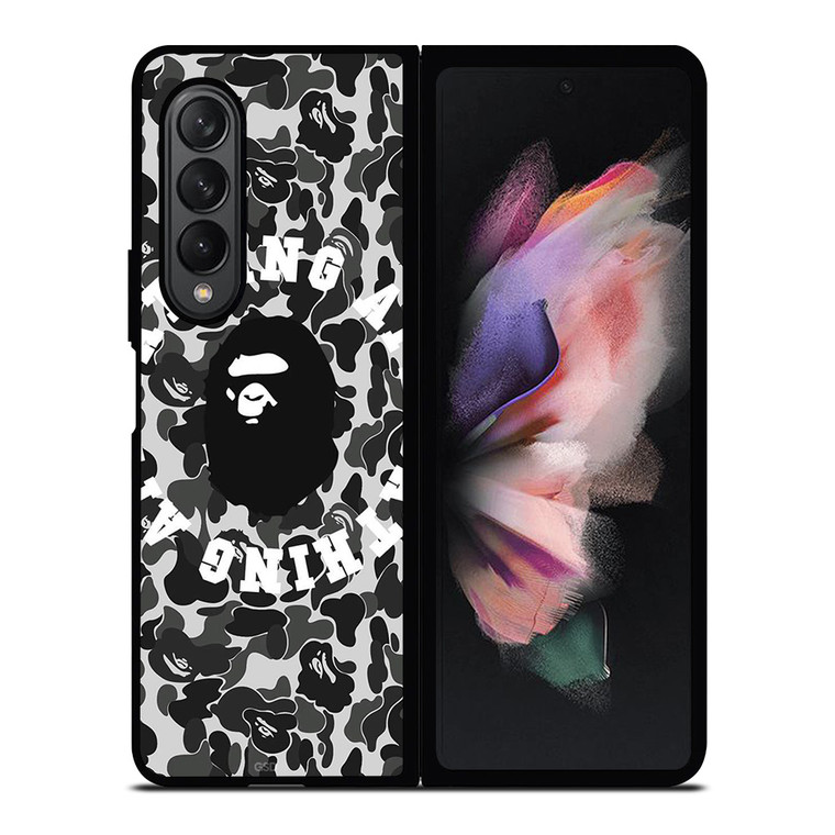 BAPE THING APE CAMO Samsung Galaxy Z Fold 3 Case Cover