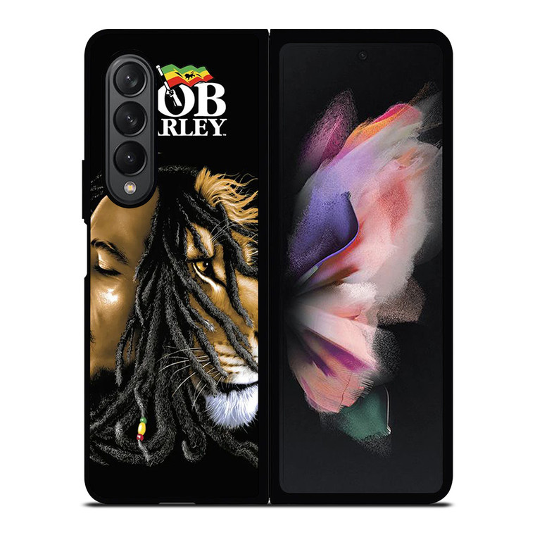 BOB MARLEY REGGAE THE LION Samsung Galaxy Z Fold 3 Case Cover