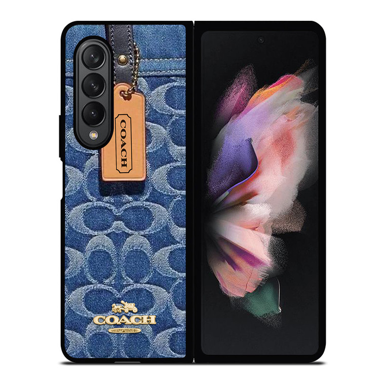COACH NEW YORK LOGO JEANS BAG Samsung Galaxy Z Fold 3 Case Cover