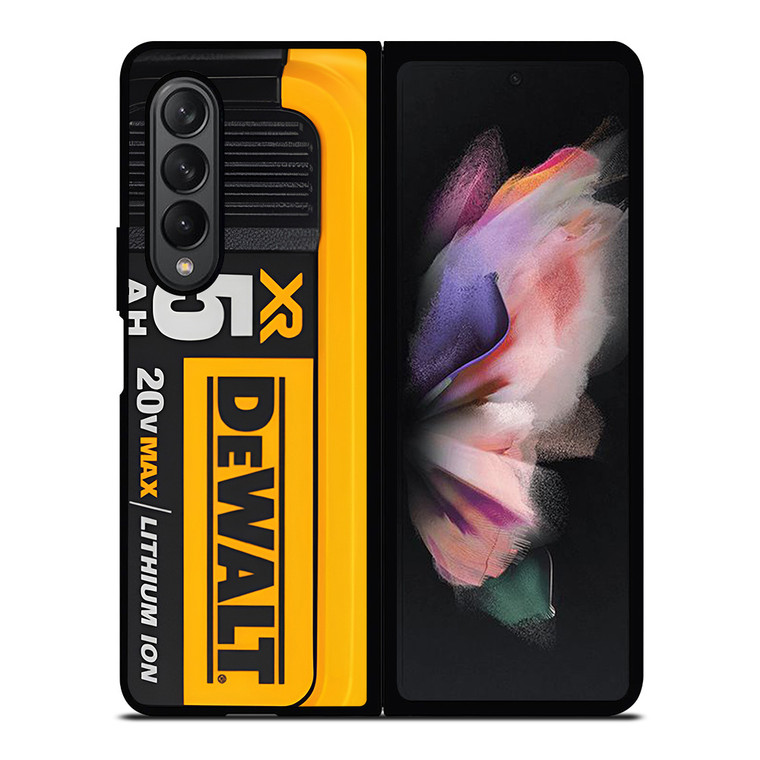 DEWALT TOOL BATTERY MAX XR 5AH Samsung Galaxy Z Fold 3 Case Cover