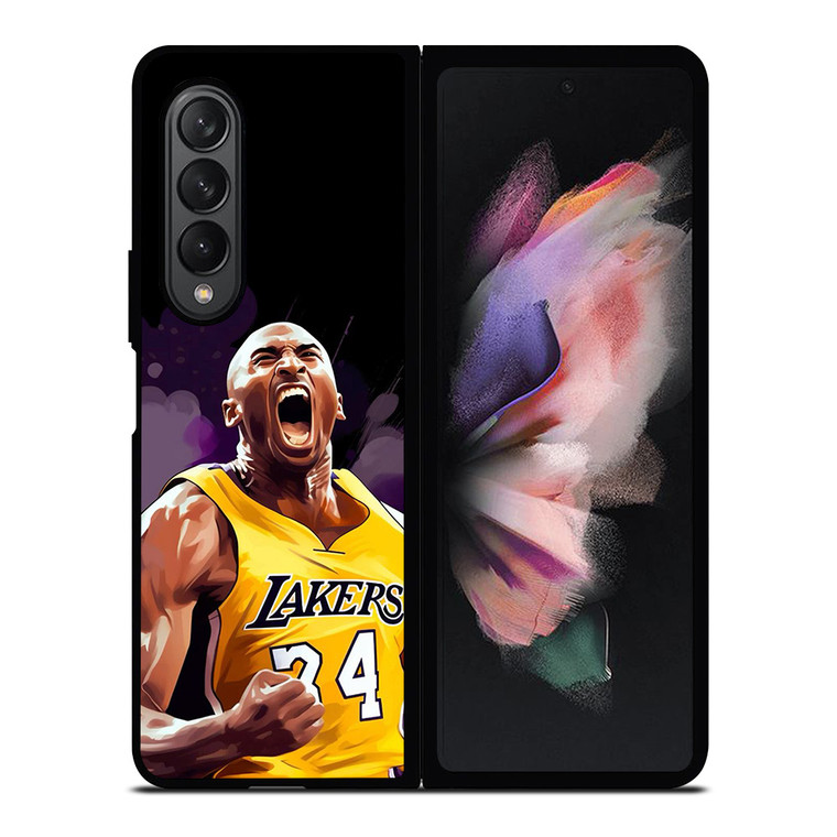KOBE BRYANT 24 LA LAKERS Samsung Galaxy Z Fold 3 Case Cover