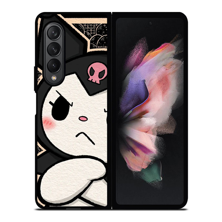 KUROMI SANRIO CARTOON MAD Samsung Galaxy Z Fold 3 Case Cover
