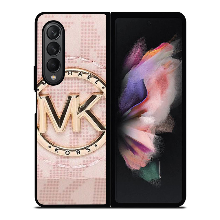 MICHAEL KORS LOGO MK PINK Samsung Galaxy Z Fold 3 Case Cover