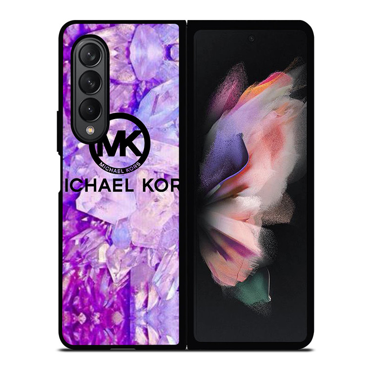 MICHAEL KORS MK LOGO EMERALD Samsung Galaxy Z Fold 3 Case Cover