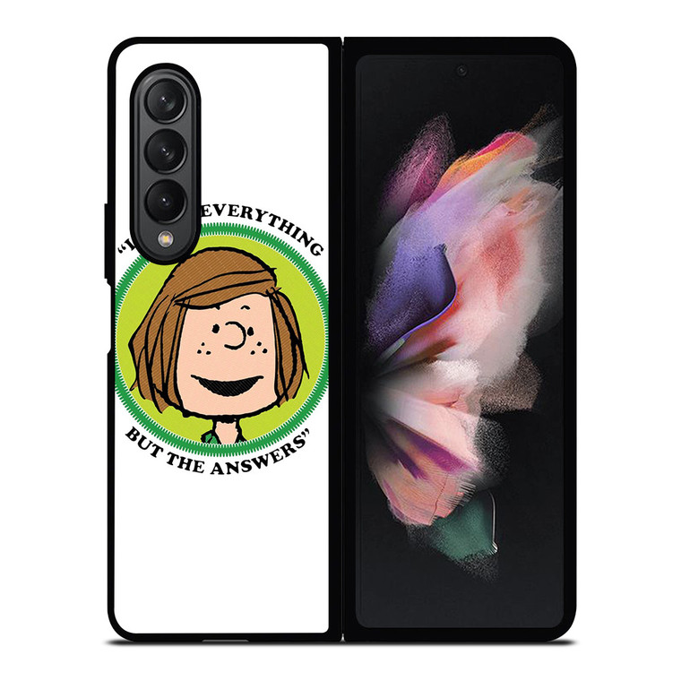 PEPPERMINT PATTY THE PEANUTS Samsung Galaxy Z Fold 3 Case Cover