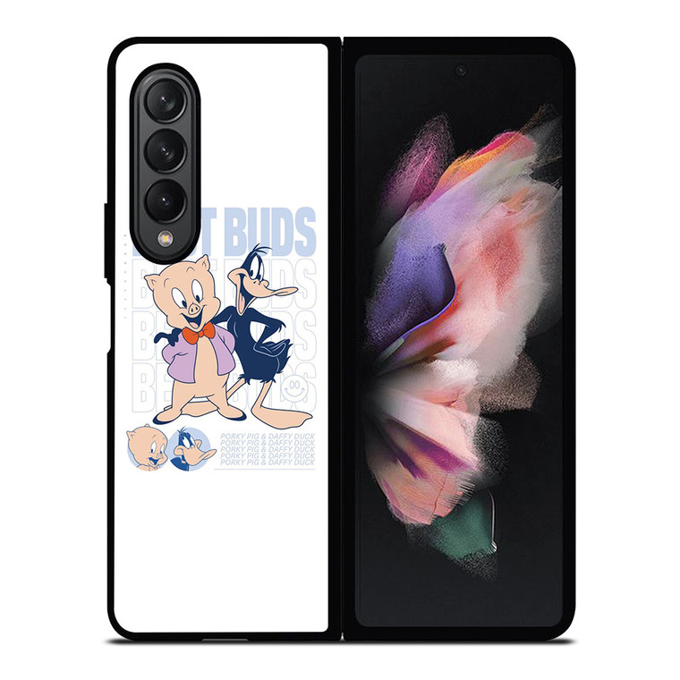 PORKY PIG AND DAFFY DUCKS BEST BUDS Samsung Galaxy Z Fold 3 Case Cover