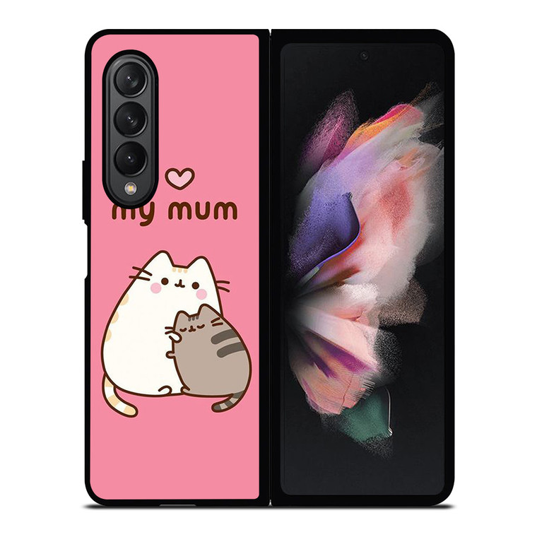 PUSHEEN CAT I LOVE MY MUM Samsung Galaxy Z Fold 3 Case Cover