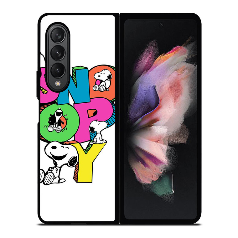 SNOOPY THE PEANUTS CARTOON Samsung Galaxy Z Fold 3 Case Cover