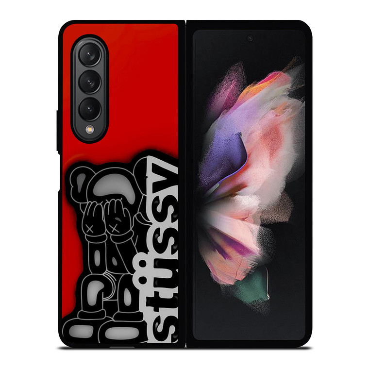 STUSSY X KAWS Samsung Galaxy Z Fold 3 Case Cover