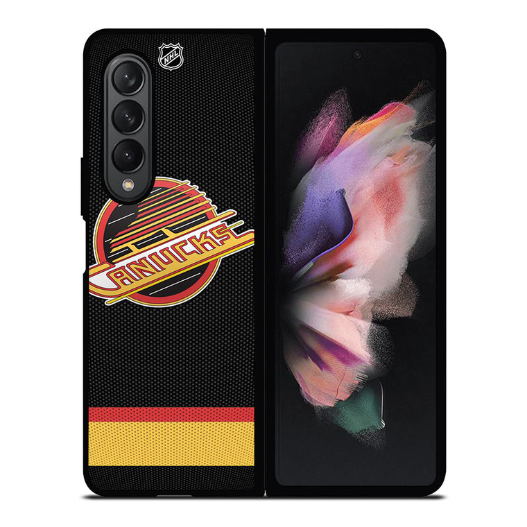 VANCOUVER CANUCKS HOCKEY LOGO NHL Samsung Galaxy Z Fold 3 Case Cover