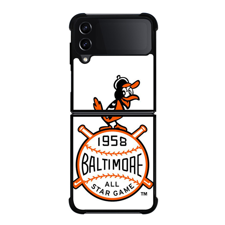 BALTIMORE ORIOLES LOGO BASEBALL TEAM 1958 Samsung Galaxy Z Flip 4 Case Cover