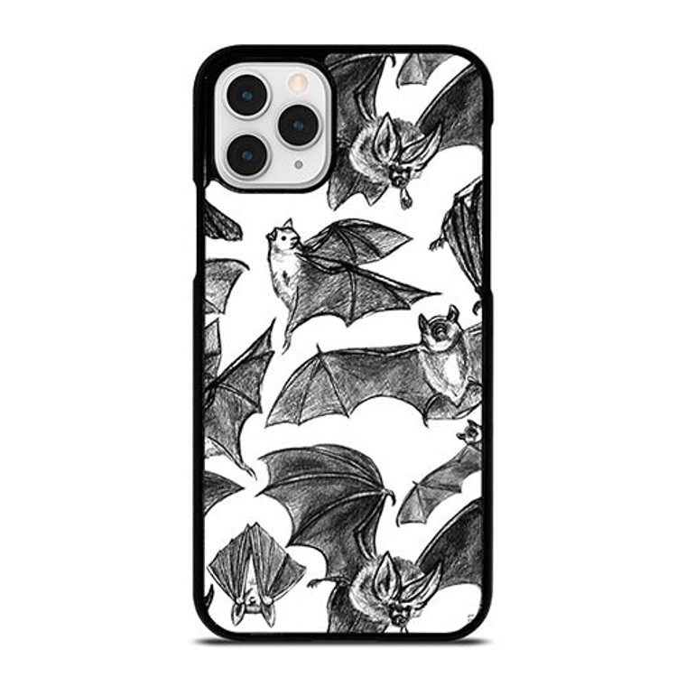 BAT HAND DRAWING PATTERN iPhone 11 Pro Case Cover