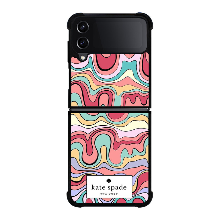 KATE SPADE NEW YORK ABSTRACT PAINTING Samsung Galaxy Z Flip 4 Case Cover