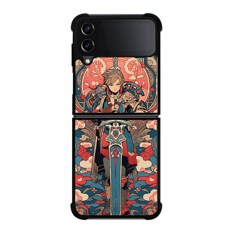 LEGEND OF ZELDA CARTOON ART Samsung Galaxy Z Flip 4 Case Cover