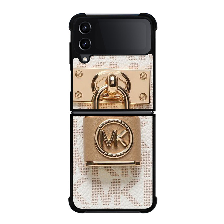 MICHAEL KORS LOGO MK PADLOCK 2 Samsung Galaxy Z Flip 4 Case Cover