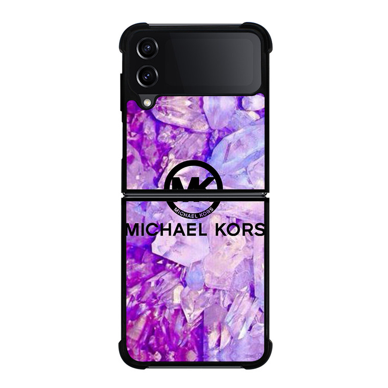 MICHAEL KORS MK LOGO EMERALD Samsung Galaxy Z Flip 4 Case Cover