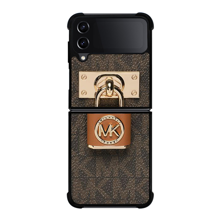 MICHAEL KORS MK LOGO PADLOCK Samsung Galaxy Z Flip 4 Case Cover
