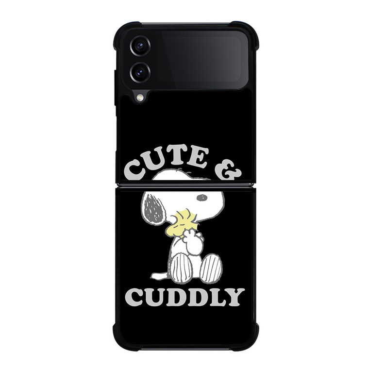 SNOOPY THE PEANUTS CUTE AND CUDDLY Samsung Galaxy Z Flip 4 Case Cover