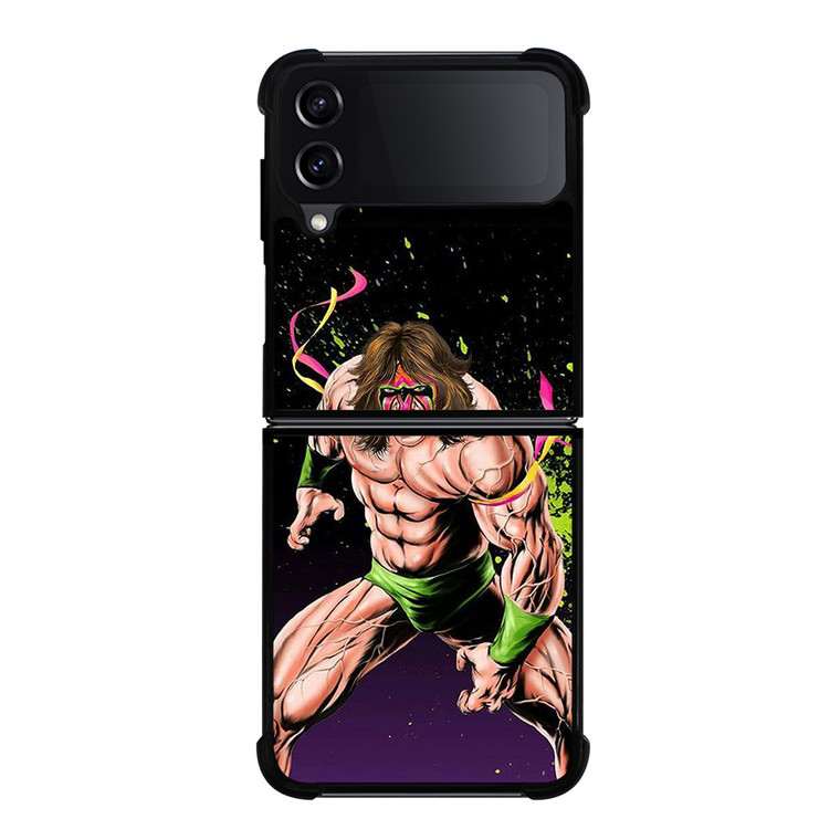 ULTIMATE WARRIOR CARTOON WWE Samsung Galaxy Z Flip 4 Case Cover