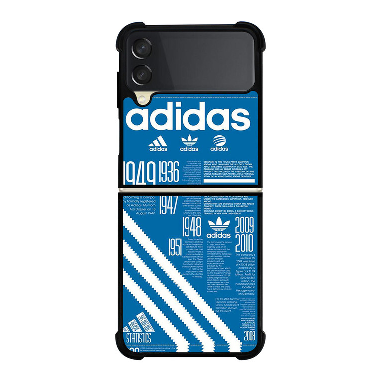 ADIDAS SHOES LOGO BLUE Samsung Galaxy Z Flip 3 Case Cover
