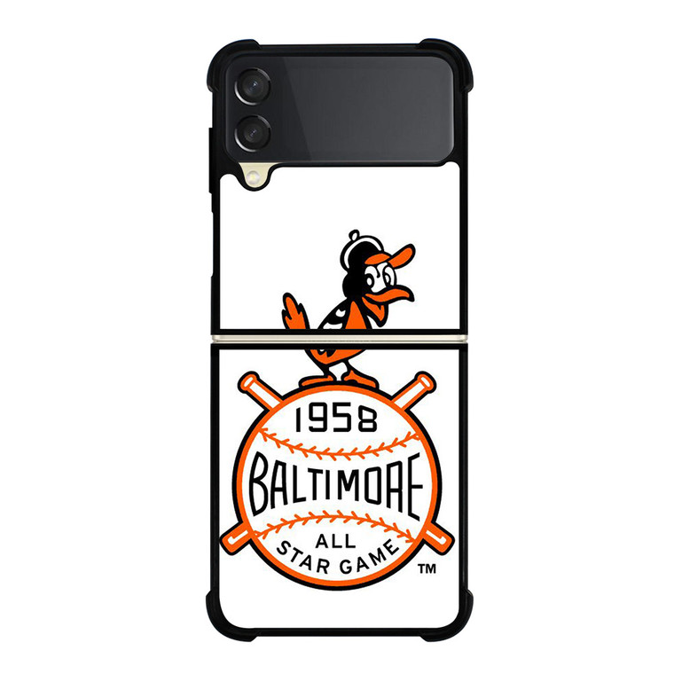 BALTIMORE ORIOLES LOGO BASEBALL TEAM 1958 Samsung Galaxy Z Flip 3 Case Cover