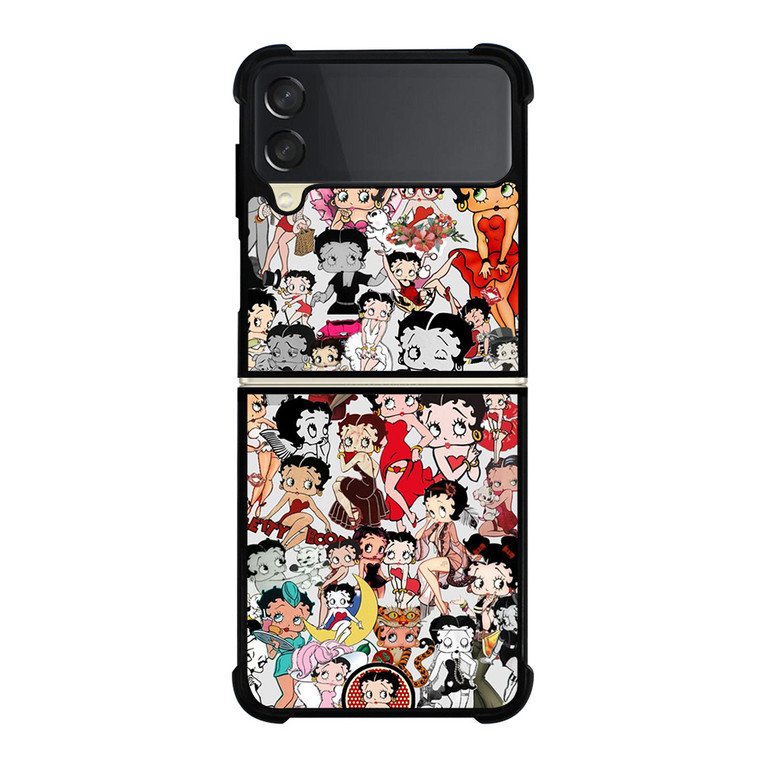 BETTY BOOP CARTOON COLLAGE Samsung Galaxy Z Flip 3 Case Cover