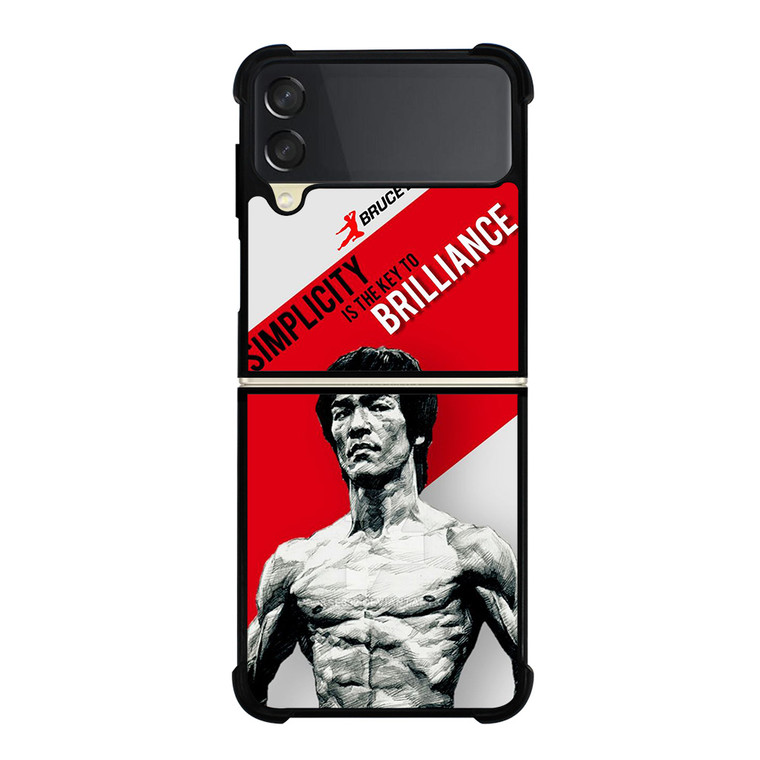 BRUCE LEE SIMPLICITY Samsung Galaxy Z Flip 3 Case Cover